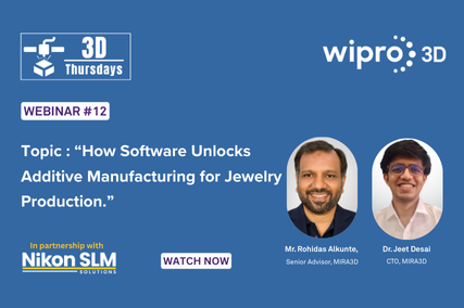 Webinar 12 - How Software Unlocks Additive Manufacturing for Jewelry Production Webinar 12 - How Software Unlocks Additive Manufacturing for Jewelry Production